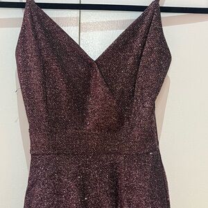 Windsor Glittering Burgundy Mini Dress